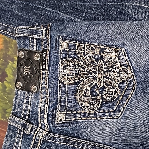 Miss Me Slim Bootcut Jeans Embellished‎ Size 28 - Picture 7 of 8